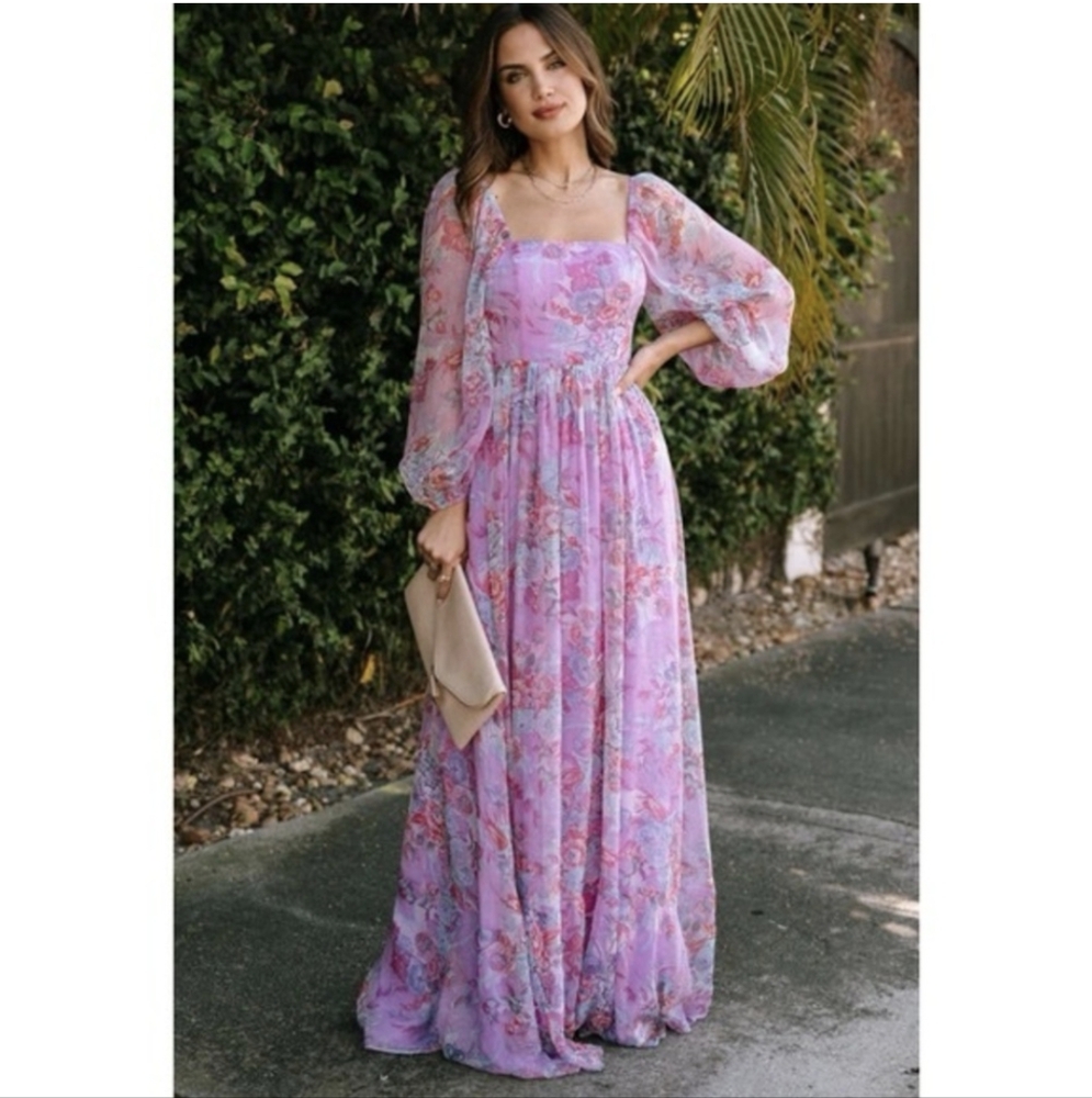 NWT Gorgeous Storia Floral midi/maxi